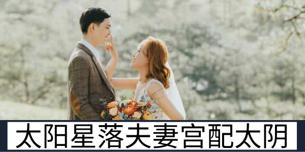 太阳星落夫妻宫配太阴星的速配特质与性别适配性