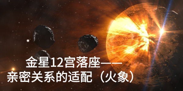 金星12宫落座&mdash;&mdash;亲密关系的适配（火象）