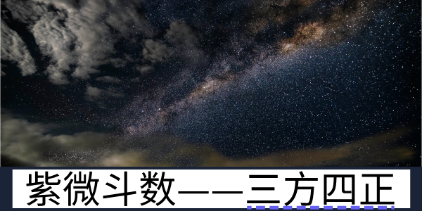 紫微斗数中的三方四正——宫位联动的基础框架