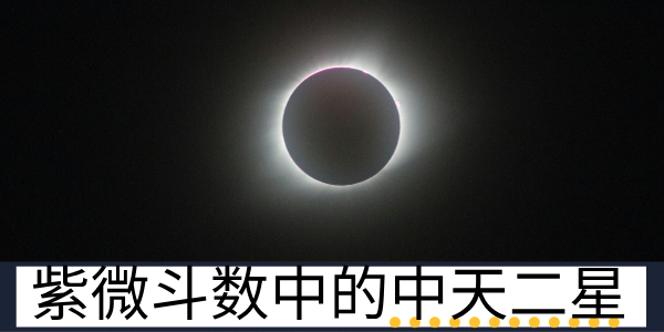 紫微斗数中的中天二星有哪些？分别代表了什么？
