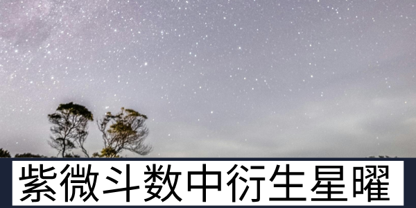 紫微斗数中基于传统命理概念衍生的星曜有哪些？分别代表了什么？