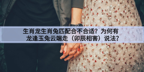 生肖龙生肖兔匹配合不合适？为何有龙逢玉兔云端走（卯辰相害）说法？