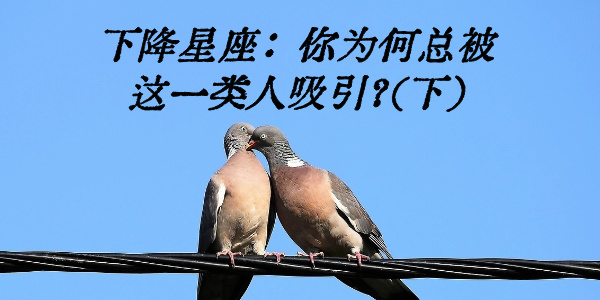 下降星座：你为何总被这一类人吸引？（下）