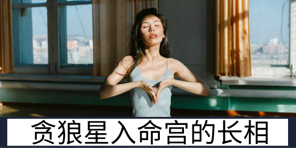 贪狼星入命宫的长相：魅力四射的桃花之相