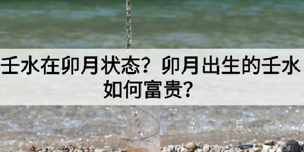 壬水在卯月状态？卯月出生的壬水如何富贵？