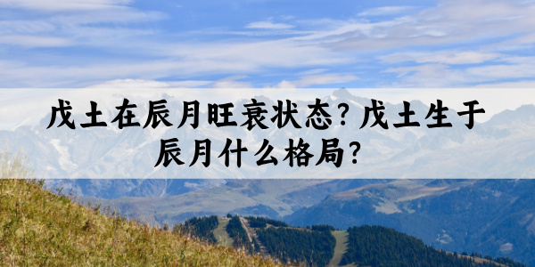 戊土在辰月旺衰状态？戊土生于辰月什么格局？